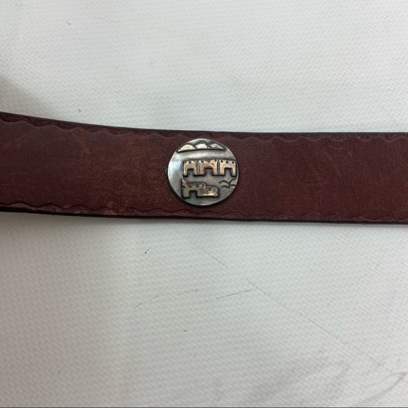 Mexican leather concho belt. 30 - Picture 2 of 8